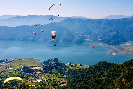 Ariel View of Pokhara